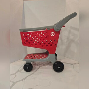 New Kids Target Toy Shopping Cart Red Gray